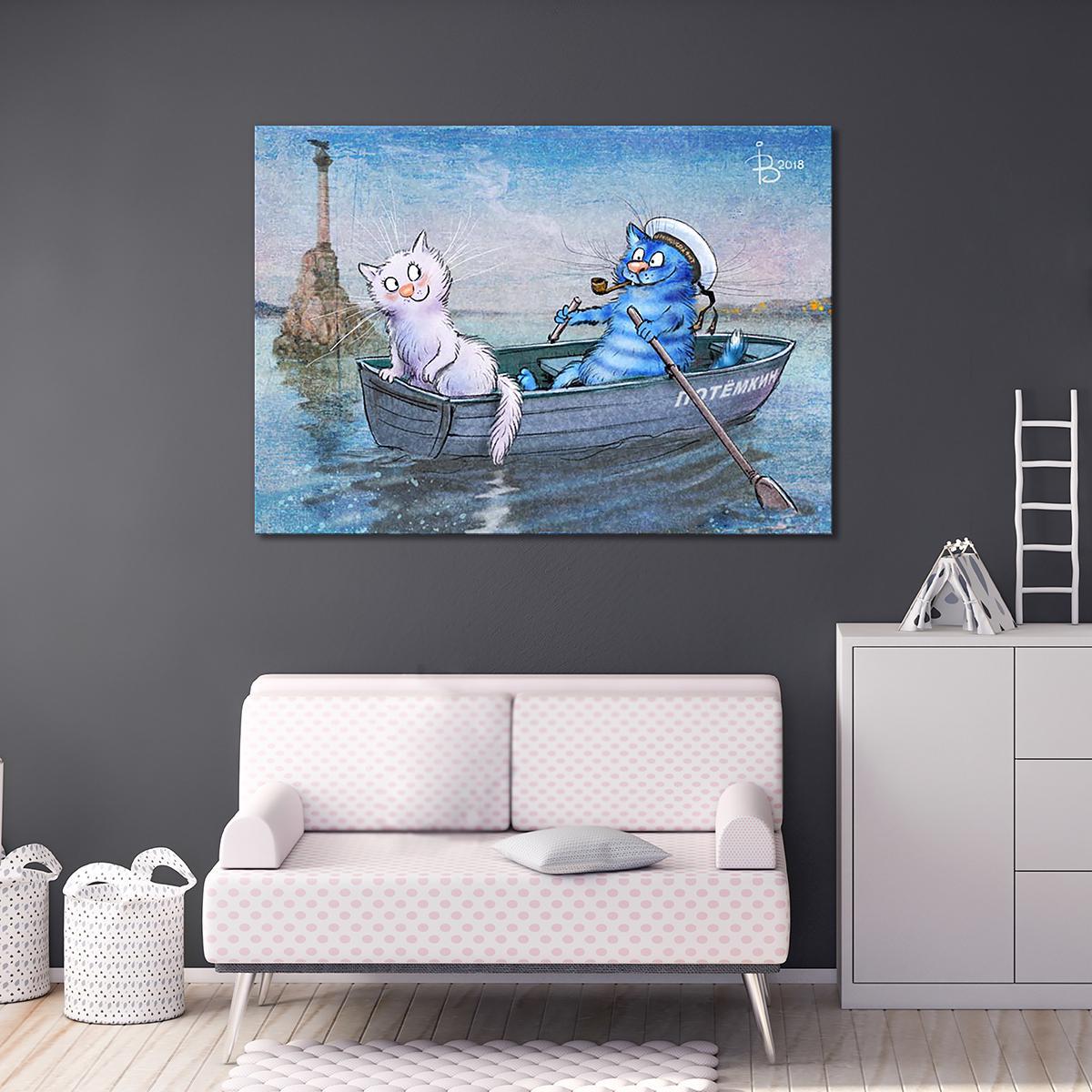 Модульная картина Матроскин 1 модуль 30х45 см