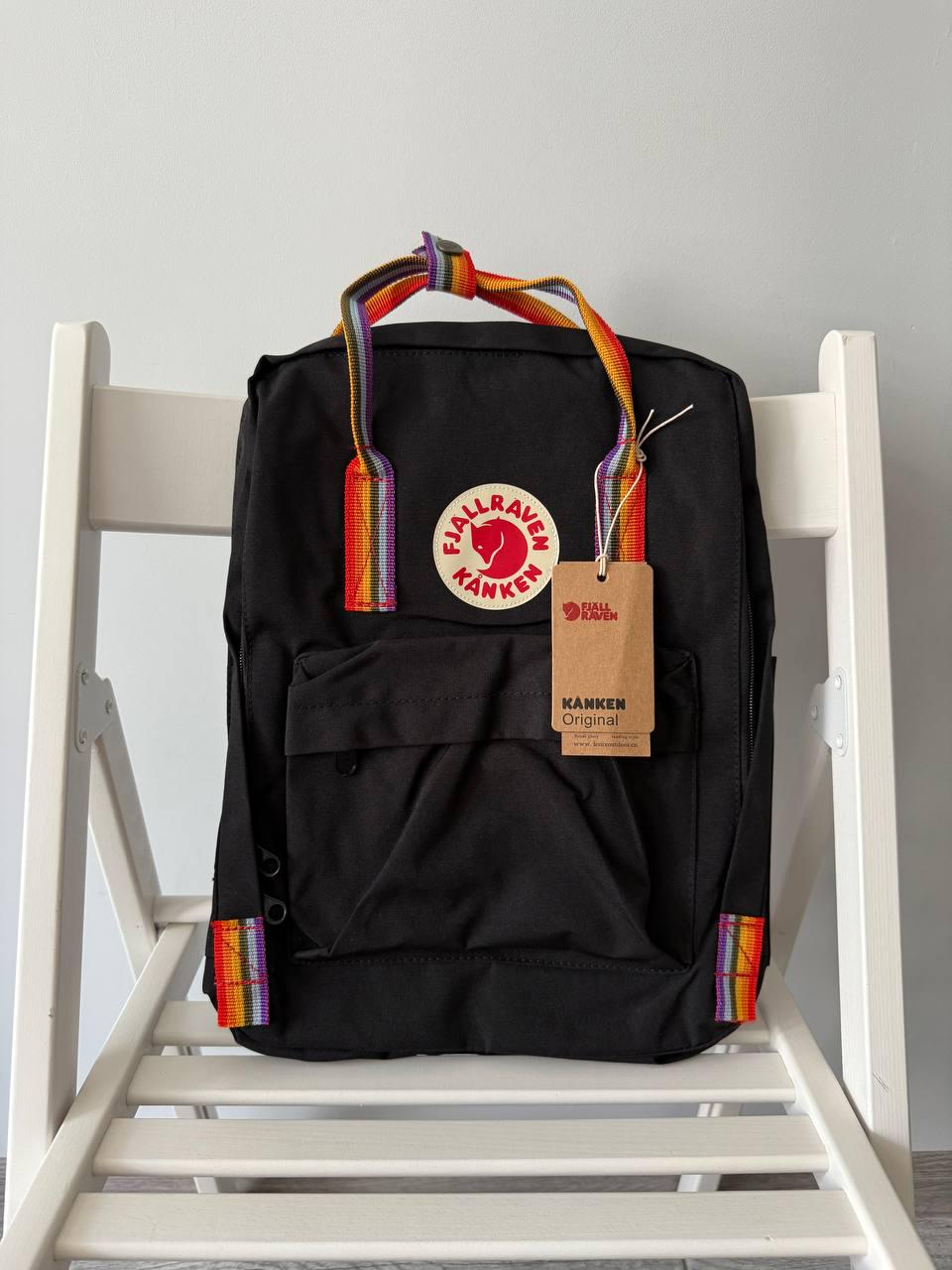 Рюкзак Fjallraven Kanken водонепроницаемый 16 л Черный (31728002)