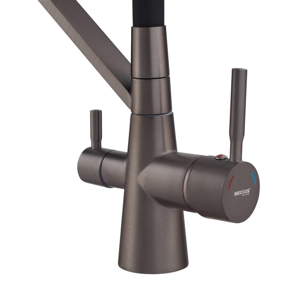 Змішувач для кухні MIXXUS Premium Magnet 021 REFL.BLACK Graphite (MI6975) - фото 3 Змішувач для кухні MIXXUS Premium Magnet 021 REFL.BLACK Graphite (MI6975) - фото 3