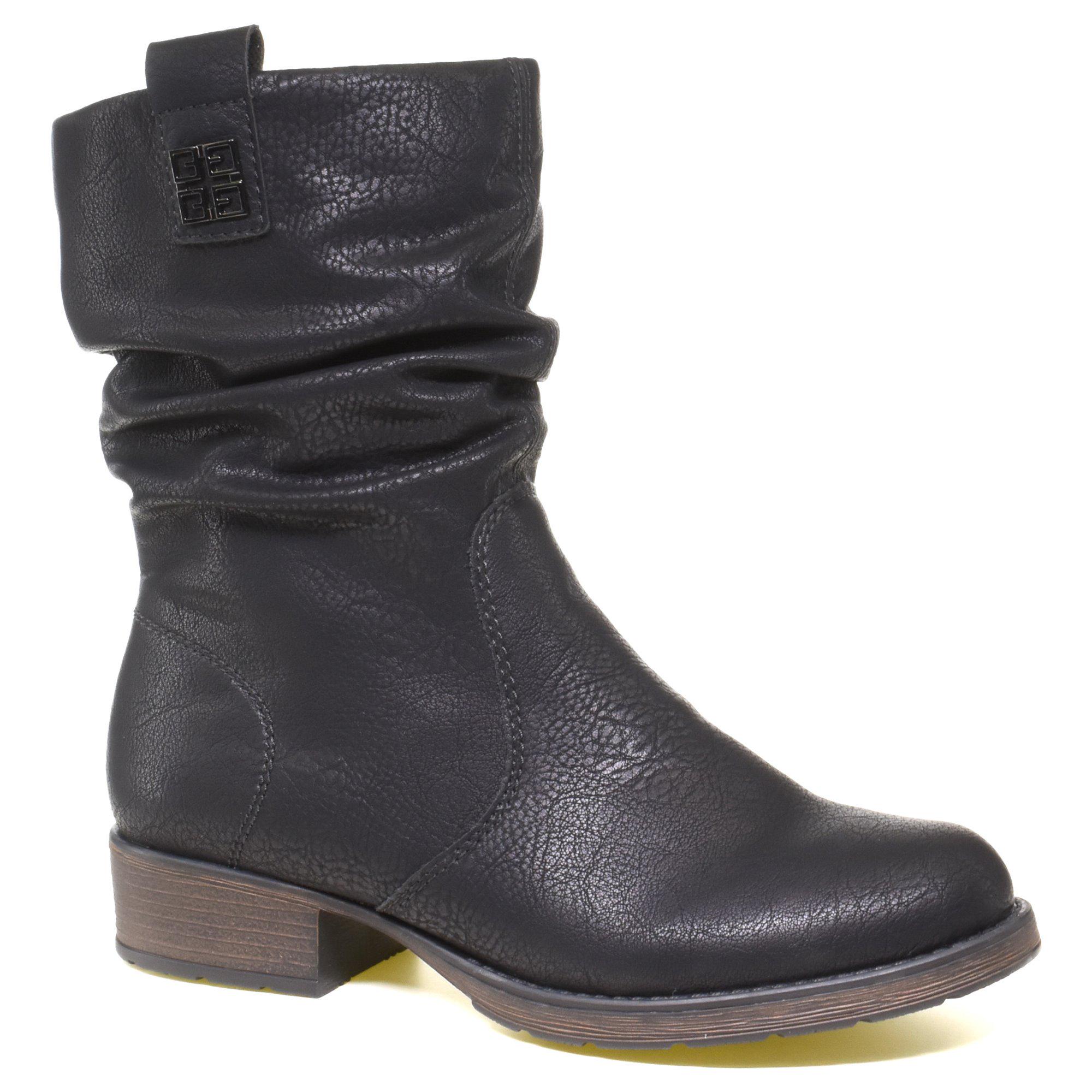 ᐉ Полусапожки женские зимние Rieker р. 36 Черный (013355-36)