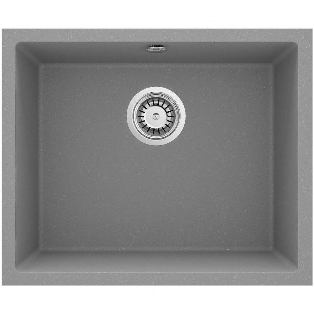 Мойка кухонная гранитная Deante ZQA_S10C 550x460 мм Серый (205573)