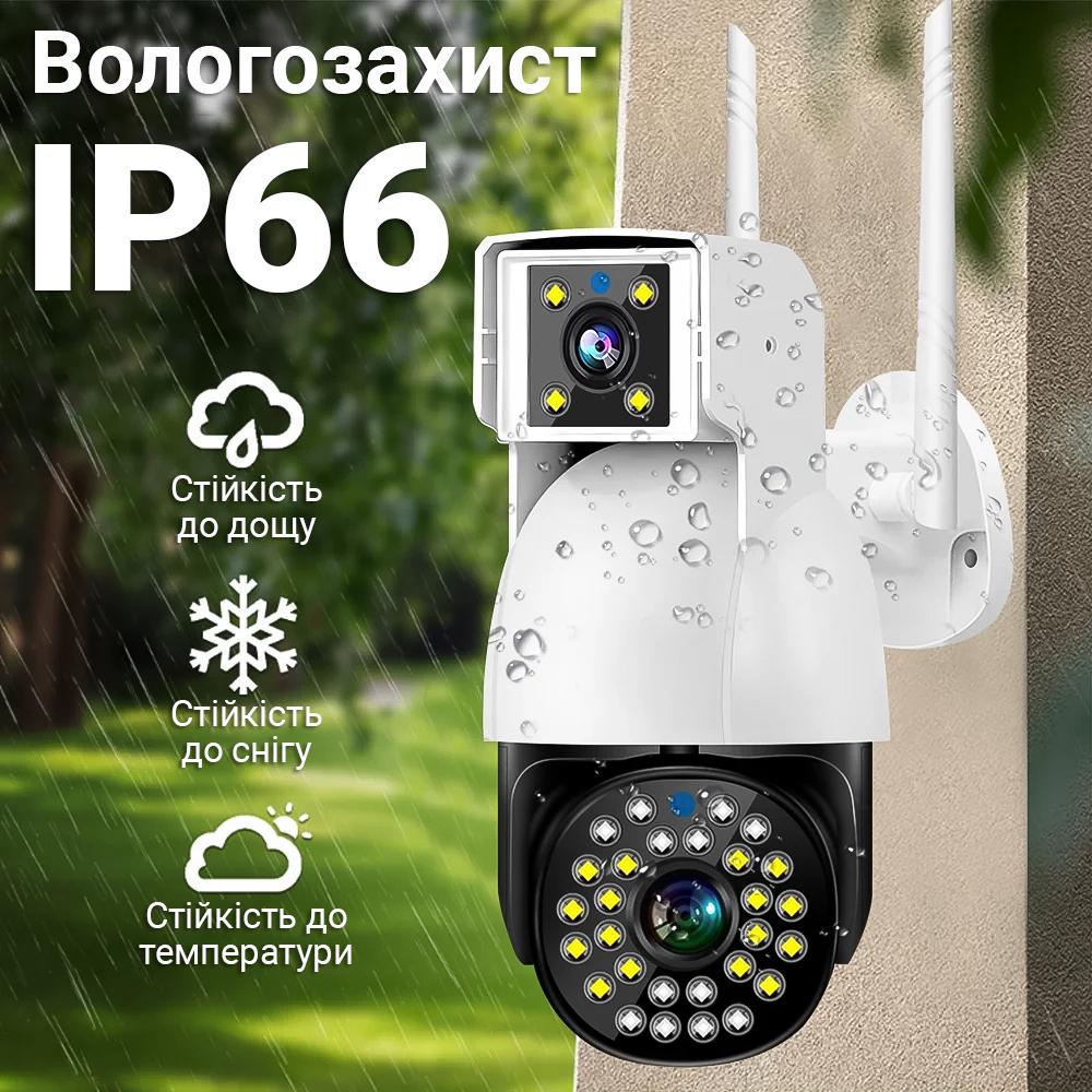 Камера видеонаблюдения WiFi uSafe OC-03DL-PTZ поворотная с 2 объективами 1080P/4 МП - фото 12 Камера видеонаблюдения WiFi uSafe OC-03DL-PTZ поворотная с 2 объективами 1080P/4 МП - фото 12