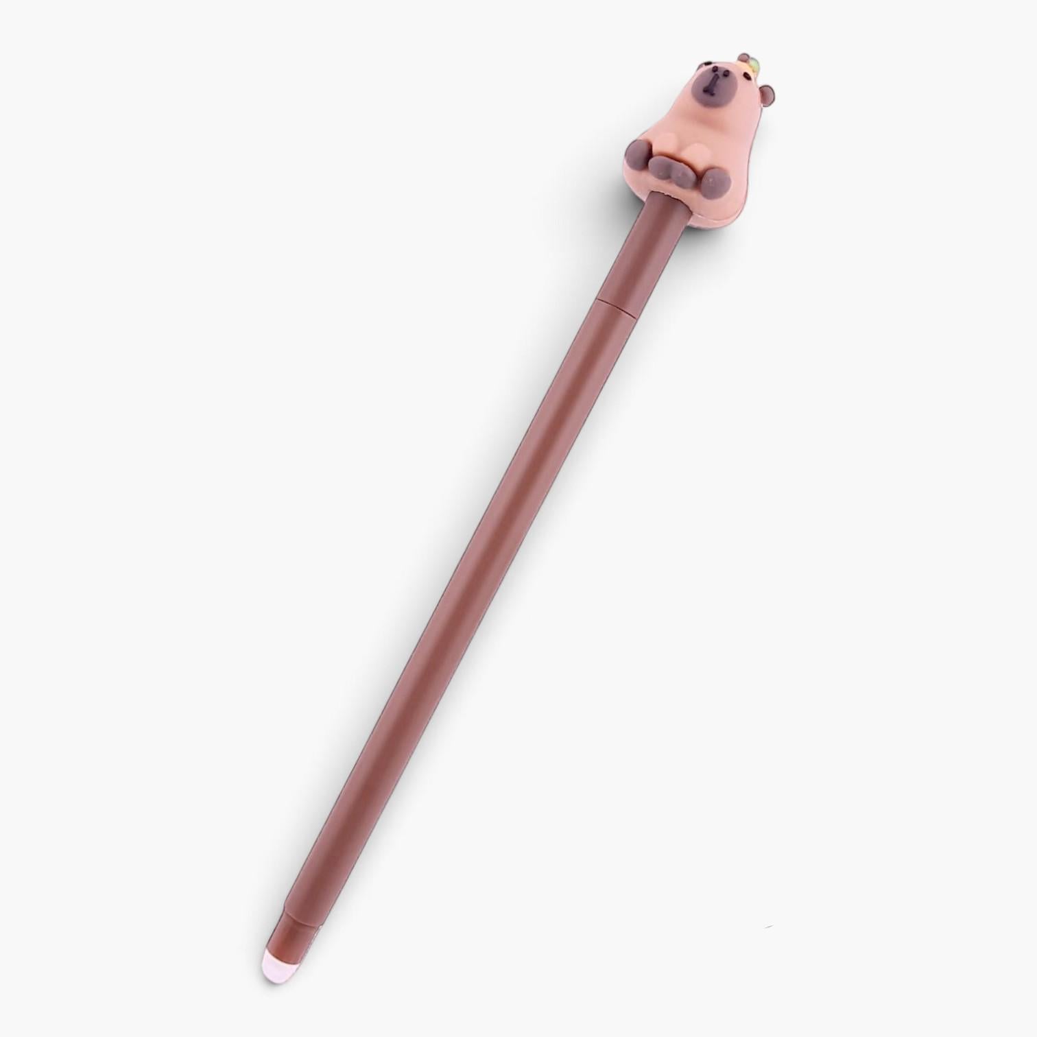 Ручка гелева пиши-стирай з капібарою Centrum 8123513 Erasable Capybara синій (2758866625)
