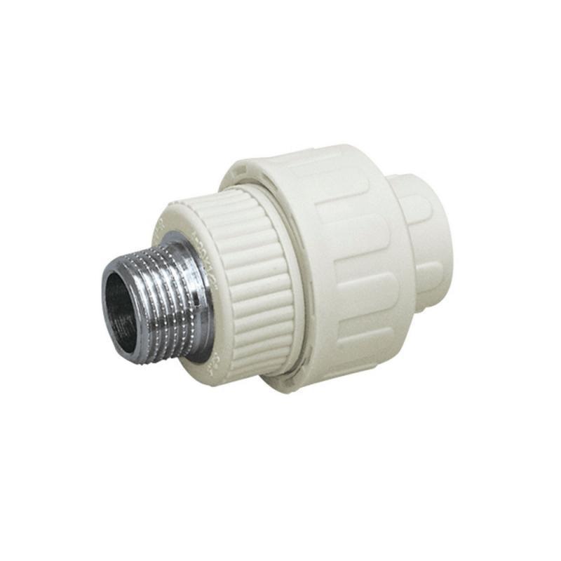 Сгон Blue Ocean Американка PPR НР с латунной вставкой 20 мм х 1/2" (SD00003419) Сгон Blue Ocean Американка PPR НР с латунной вставкой 20 мм х 1/2" (SD00003419)