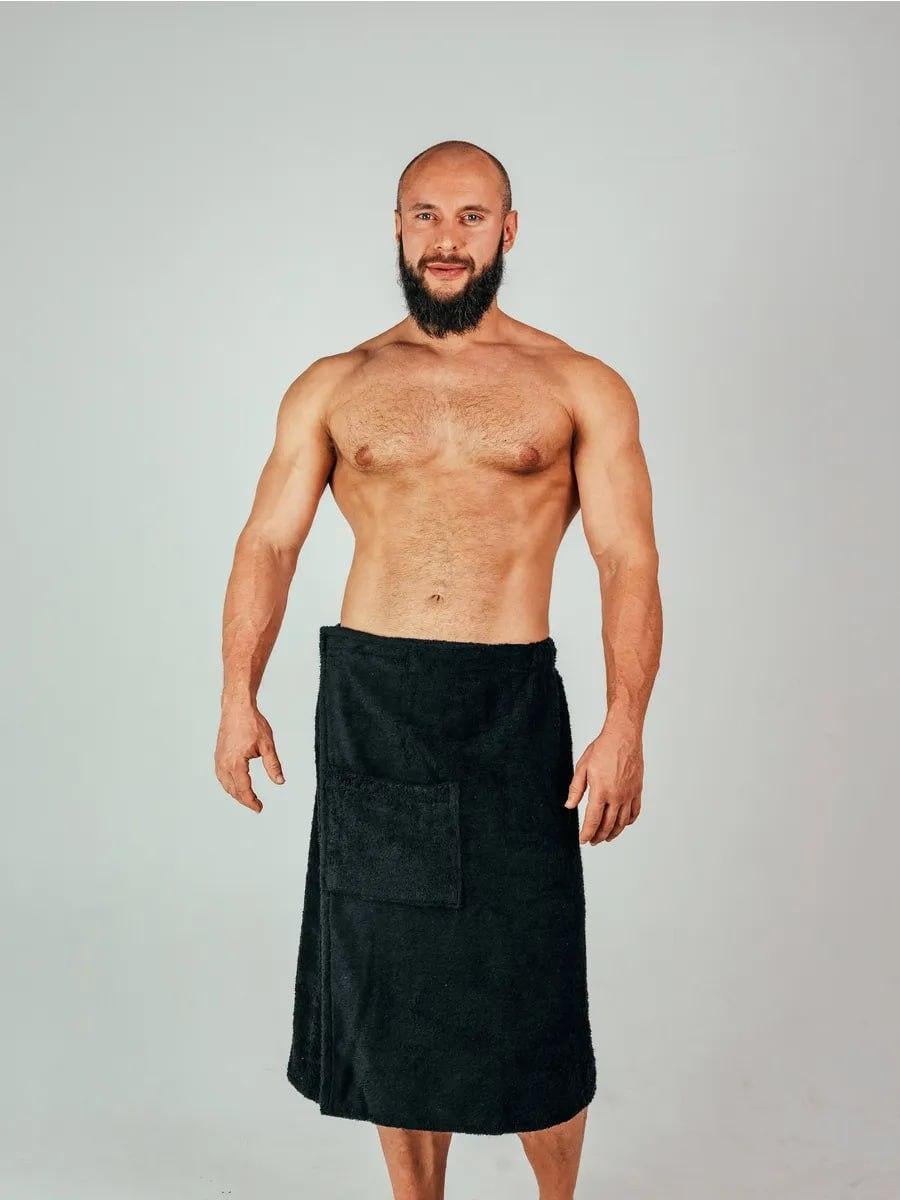 Килт мужской для бани 85х150 см (Д-novo-m-sauna-0053)