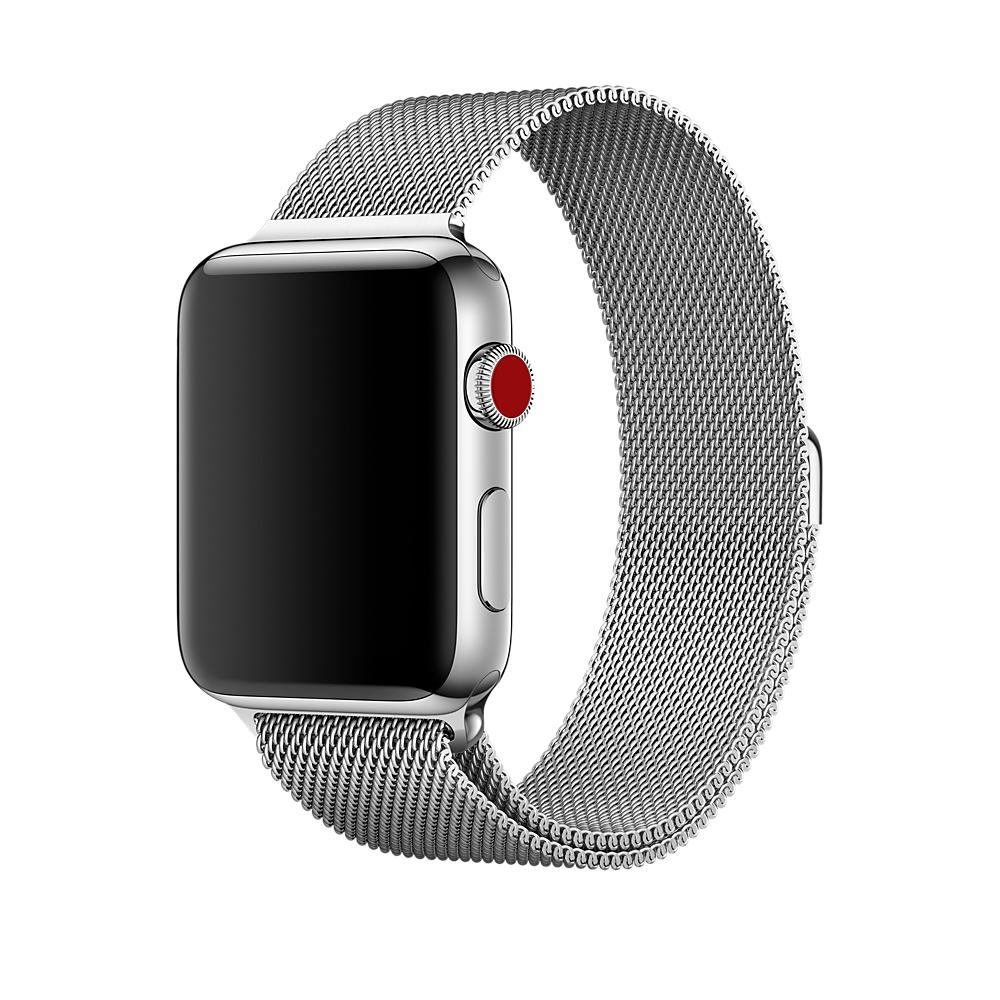 Ремешок Armor Standart Milanese Loop для Apple Watch 38-40 мм Silver