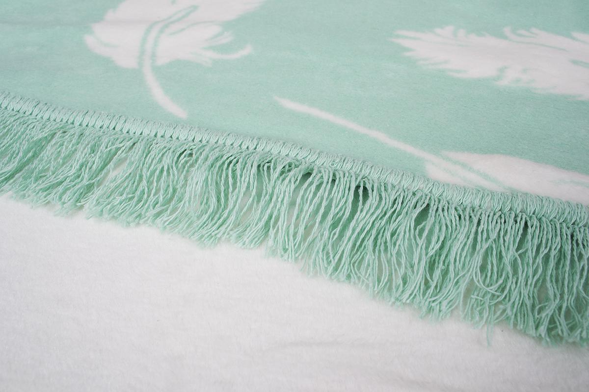 Плед Lotus-Desire mint 150х200 см Ментоловый (20786) - фото 2 Плед Lotus-Desire mint 150х200 см Ментоловый (20786) - фото 2