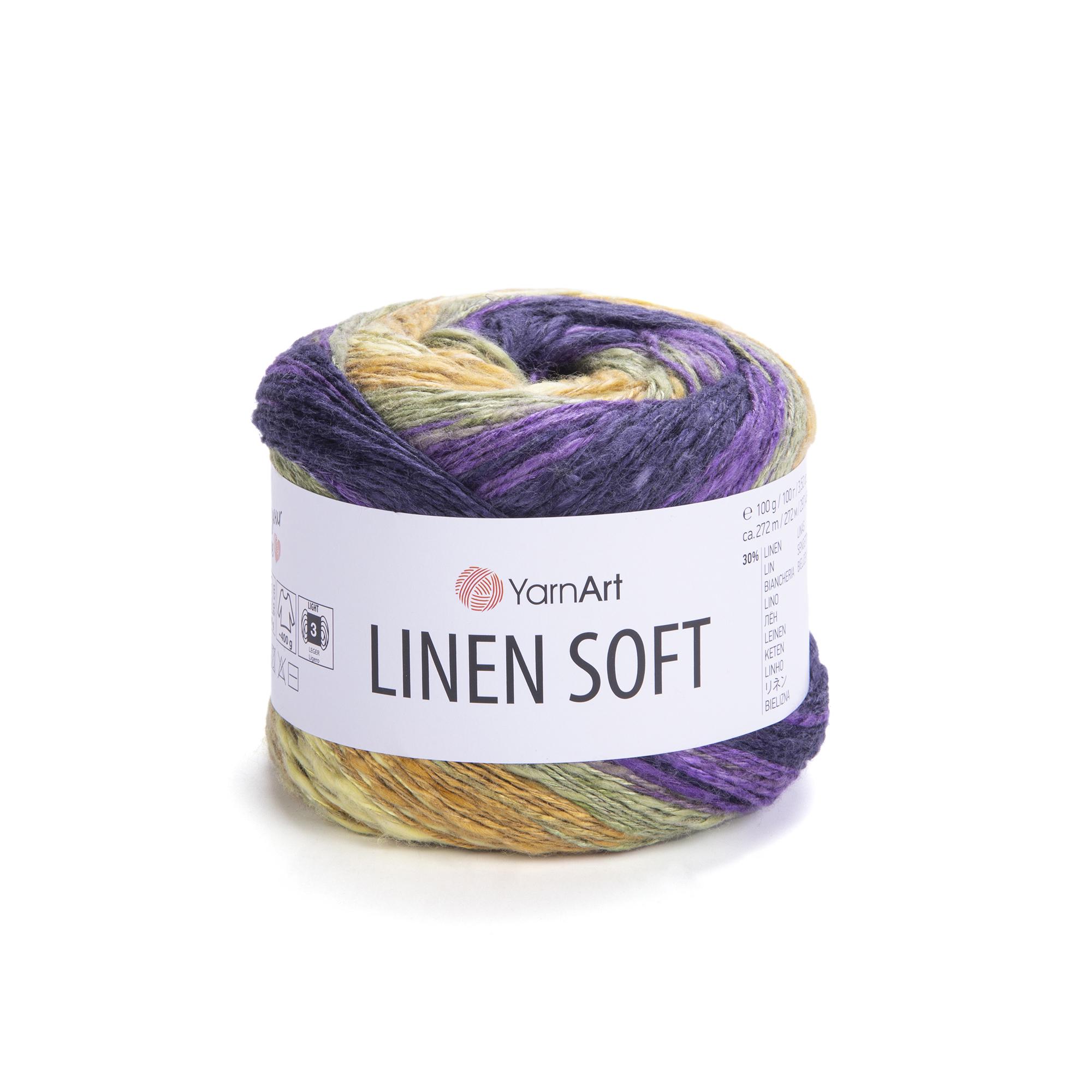 Пряжа YarnArt Linen Soft 7410