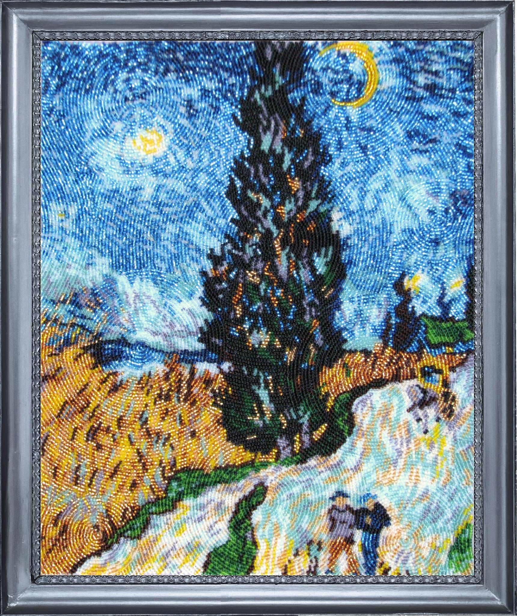 Набір для вишивання бісером BUTTERFLY 364 Дорога з кипарисами 33х27 см (364)