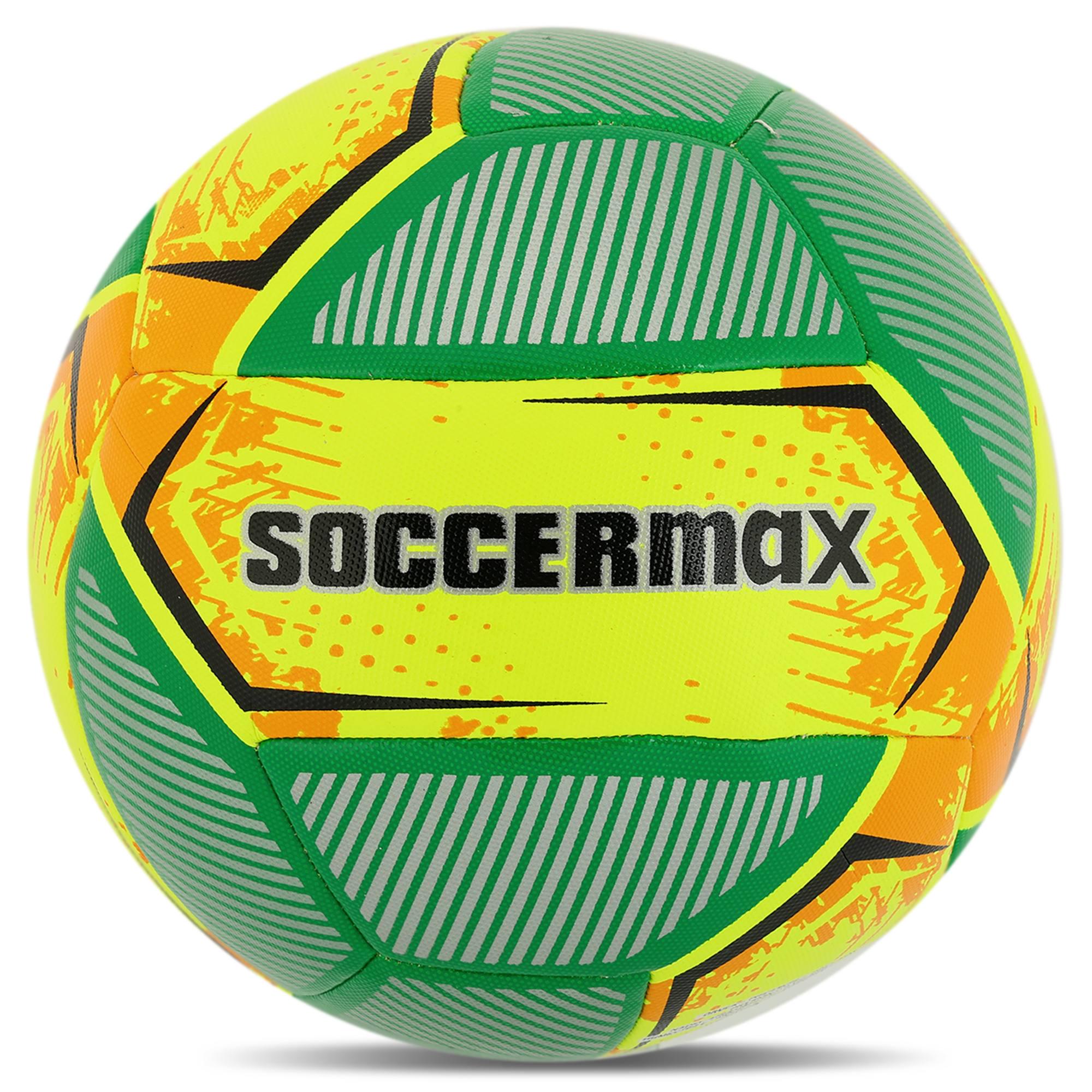 Мяч футбольный ламинированный SOCCERMAX HYBRID FB-4120 гибридная сшивка PU №5 Желтый-зеленый (FB-4120_Желтый-зеленый) Мяч футбольный ламинированный SOCCERMAX HYBRID FB-4120 гибридная сшивка PU №5 Желтый-зеленый (FB-4120_Желтый-зеленый)
