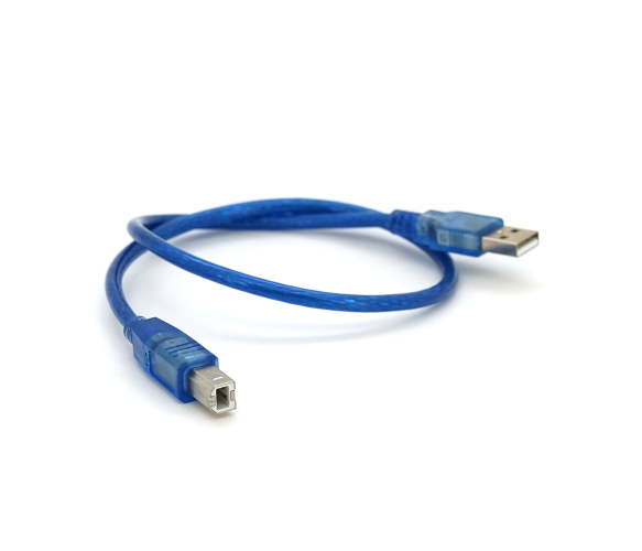 Кабель Ritar USB 2.0 AM/BM 0,5 м Blue (26712051)