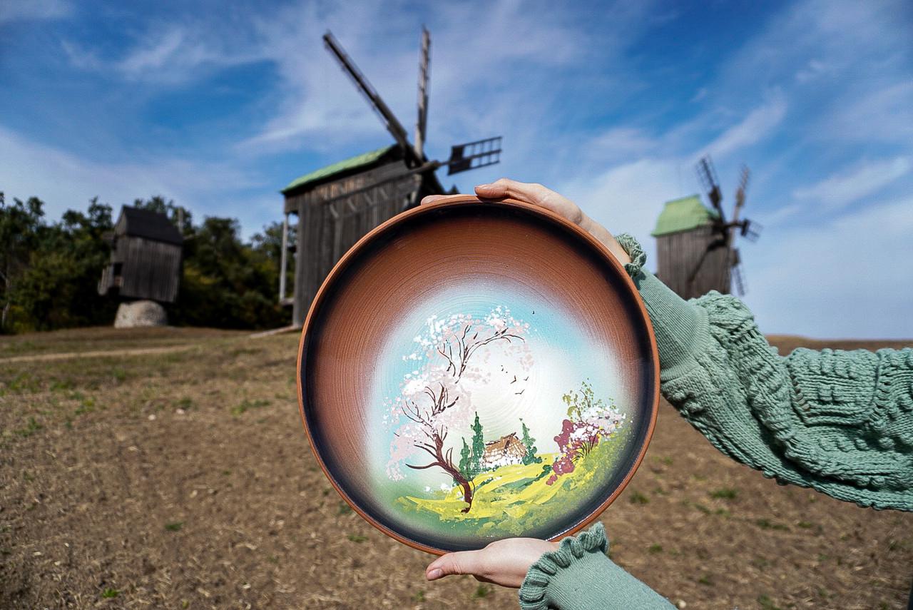 Блюдо глиняне Весна 30 см (1994074826) - фото 4 Блюдо глиняне Весна 30 см (1994074826) - фото 4