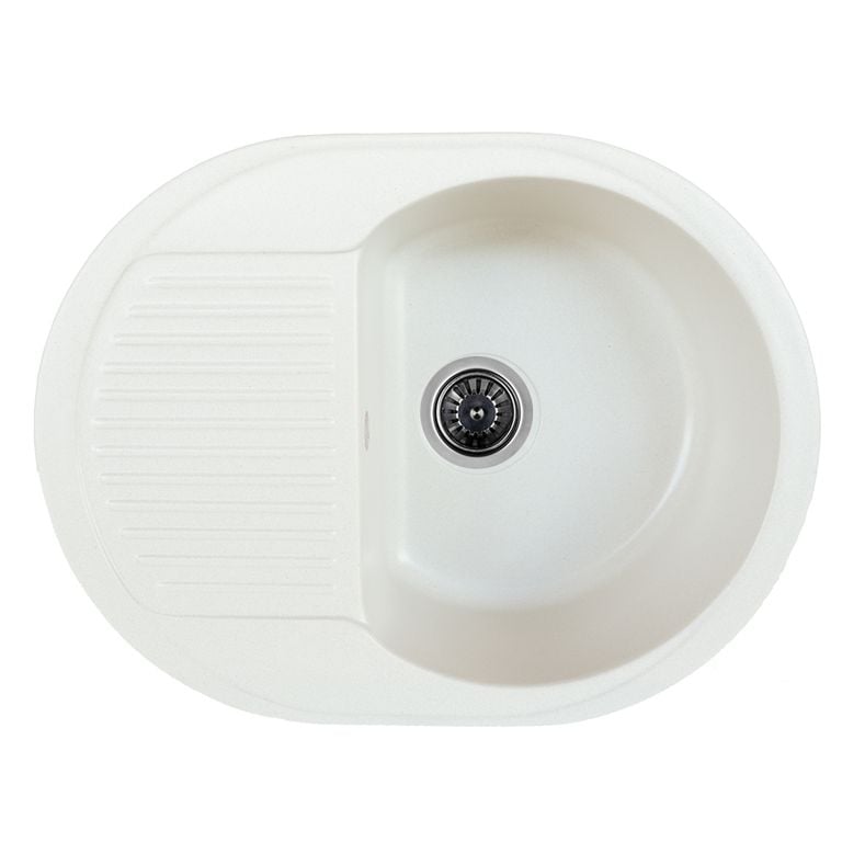 Мойка кухонная Platinum Bora 6247S Белый (353088) Мойка кухонная Platinum Bora 6247S Белый (353088)