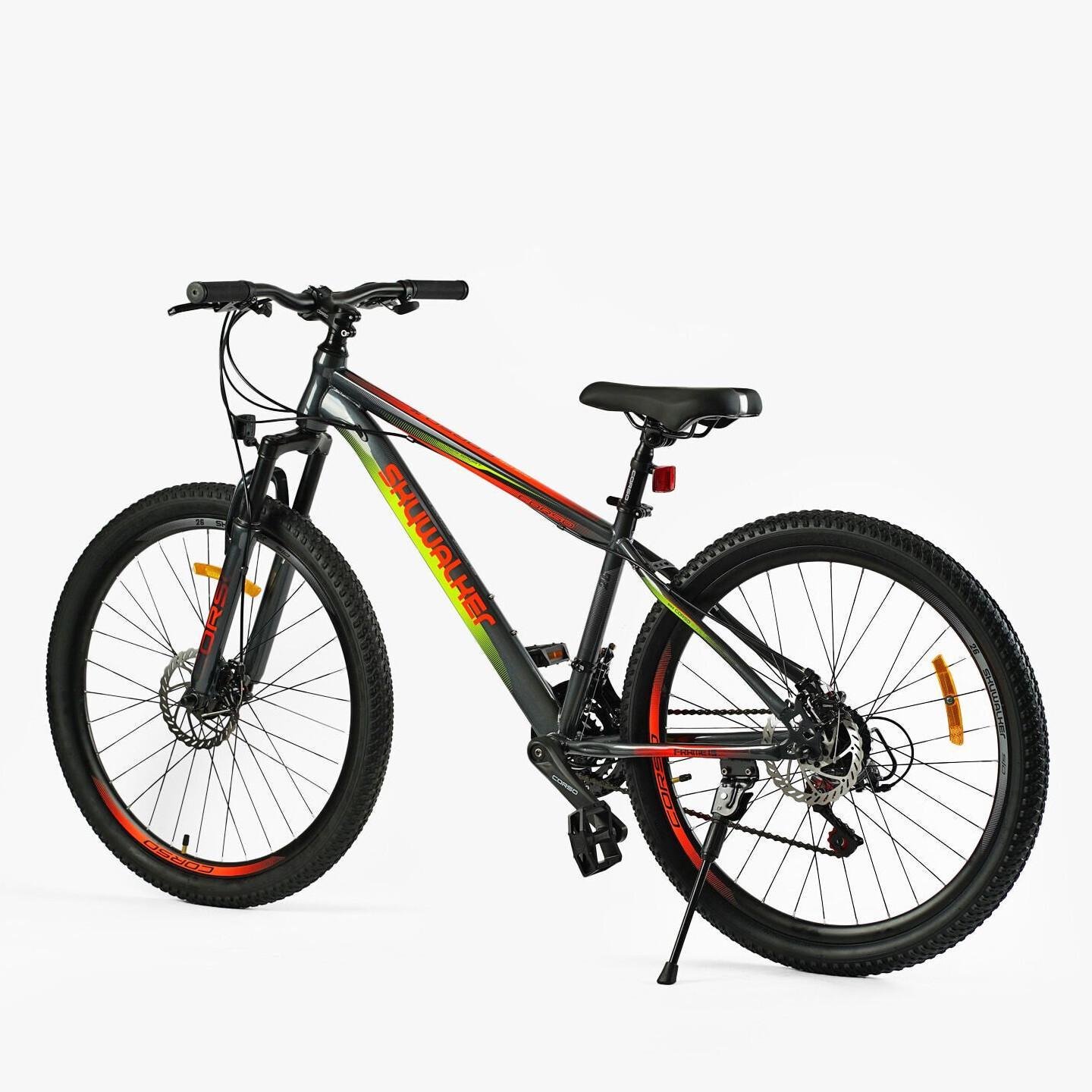 Велосипед гірський Corso Skywalker 26"/15" Чорно-салатовий (702444839) - фото 3 Велосипед гірський Corso Skywalker 26"/15" Чорно-салатовий (702444839) - фото 3