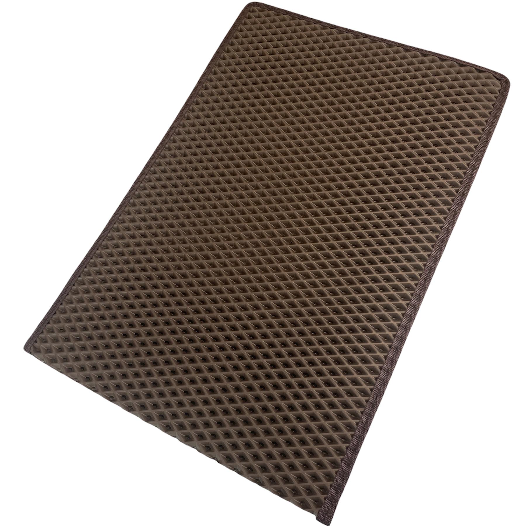 Коврик для кошачьего лотка Smart Zoo 60х40 см Коричневый - фото 2