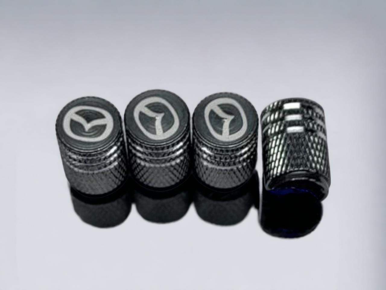 Колпачки на ниппель с логотипом MAZDA металлические (2097908543) - фото 1
