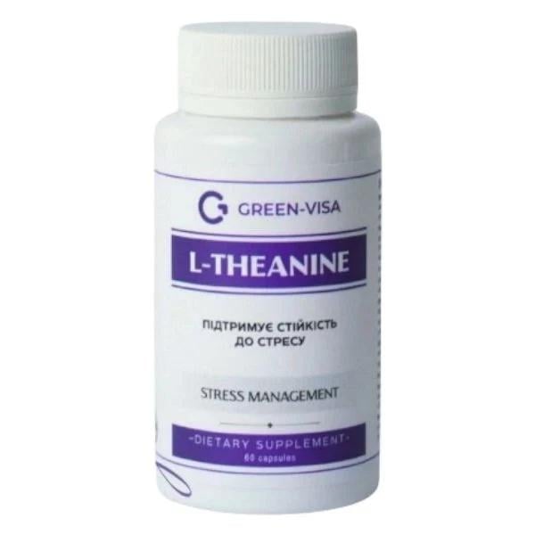Теанин Green Visa L-Theanine 600 мг 60 капс. (000027735)
