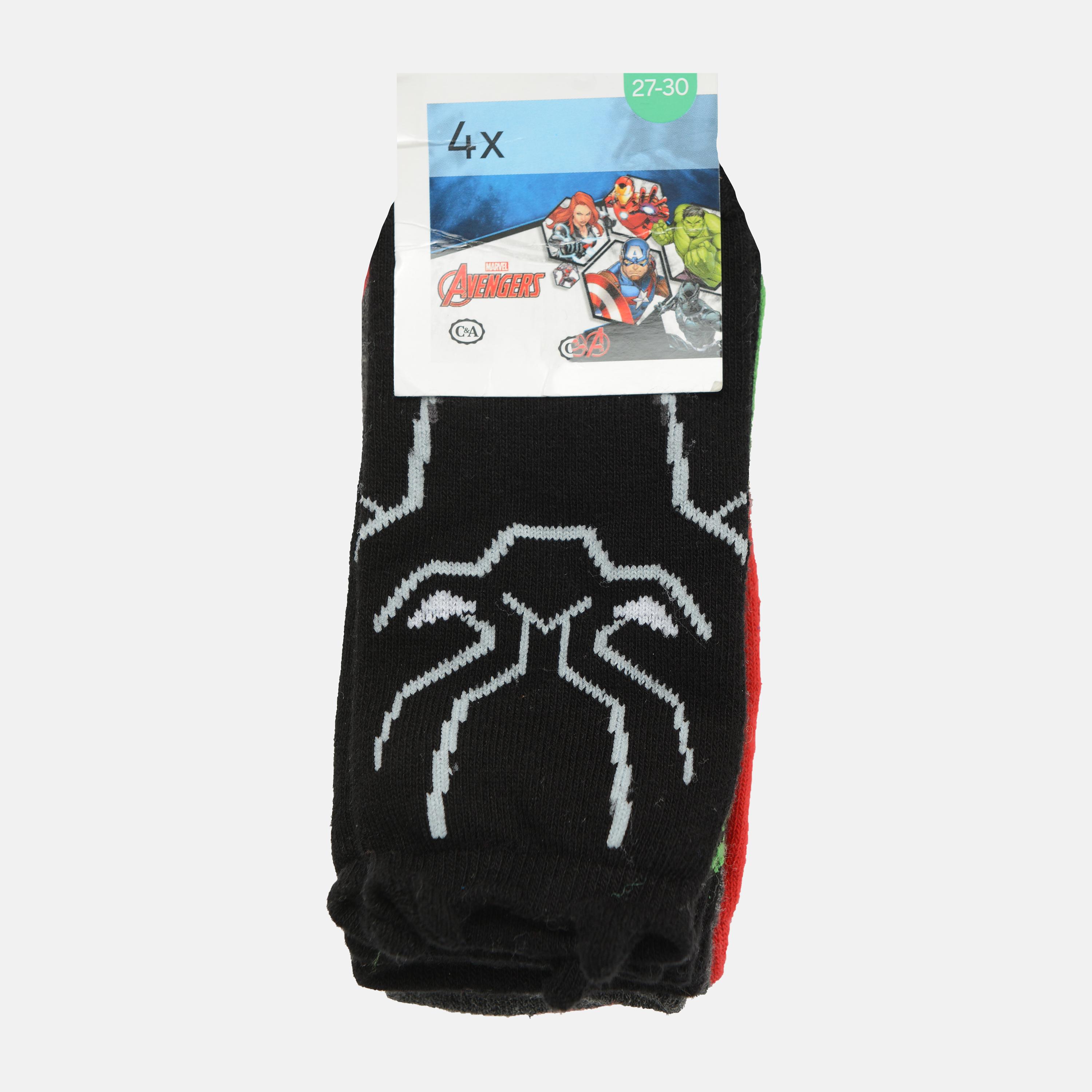 Шкарпетки C&A р. 24-26 4 шт. Комбінований (4186479840503)