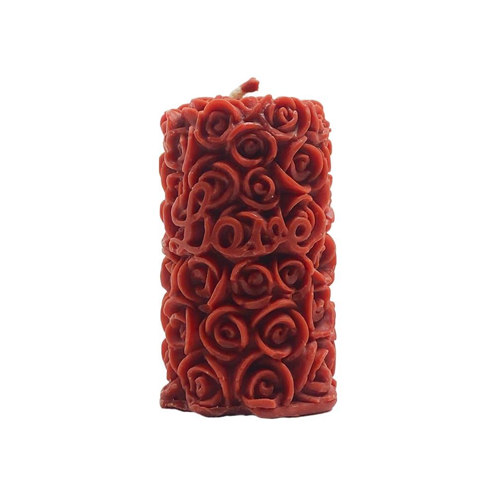 Свеча восковая Розы Красный (11039099)
