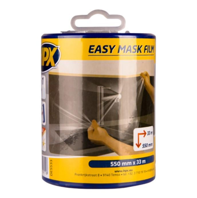 Захисна плівка з малярною стрічкою HPX в диспенсері 550 мм х 33 м