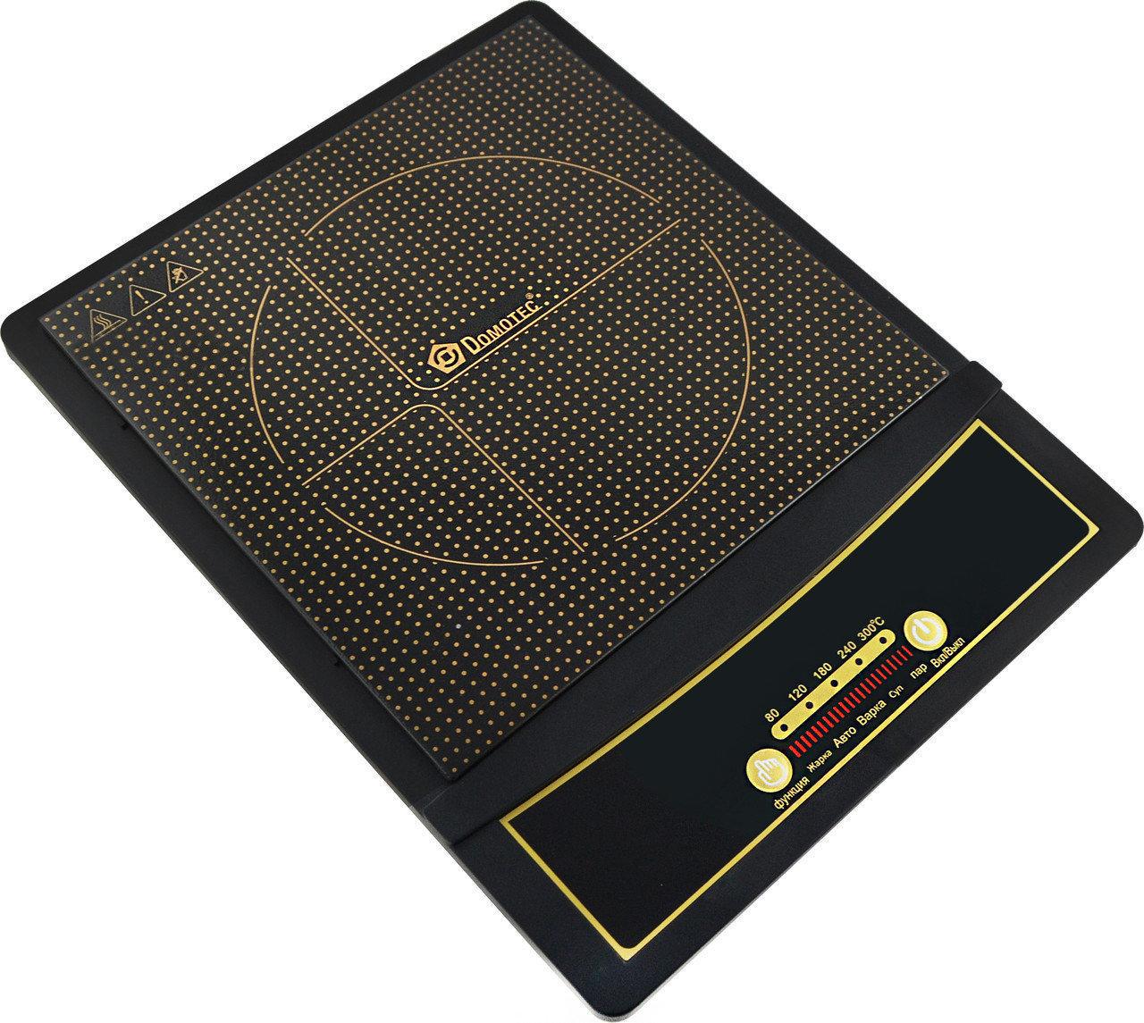 Электроплита Domotec MS-5832 индукционная/однокомфорочная 2000W Черный (010199)