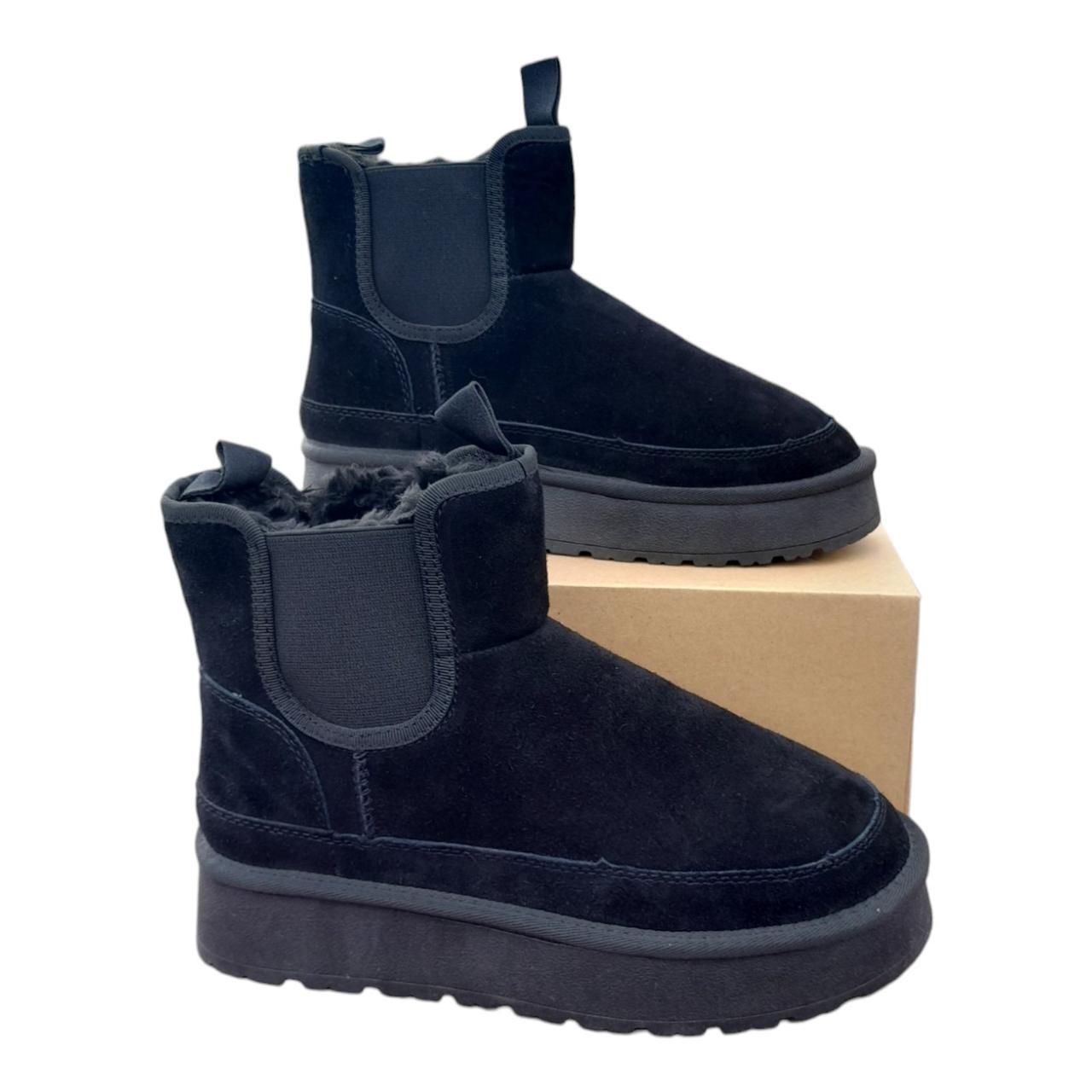 Уги жіночі замшеві Hengji р. 36 Чорний (2010659070) Уги жіночі замшеві Hengji р. 36 Чорний (2010659070)