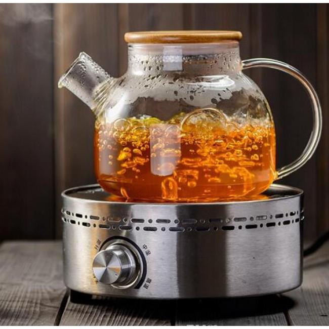 Чайник с бамбуковой крышкой 1000 мл (401474) - фото 3 Чайник с бамбуковой крышкой 1000 мл (401474) - фото 3