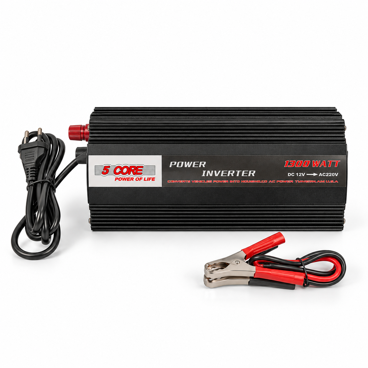 Преобразователь напряжения 5 Core-INVAK-1300 AC-DC UPS 1300W 12-220V с зарядкой