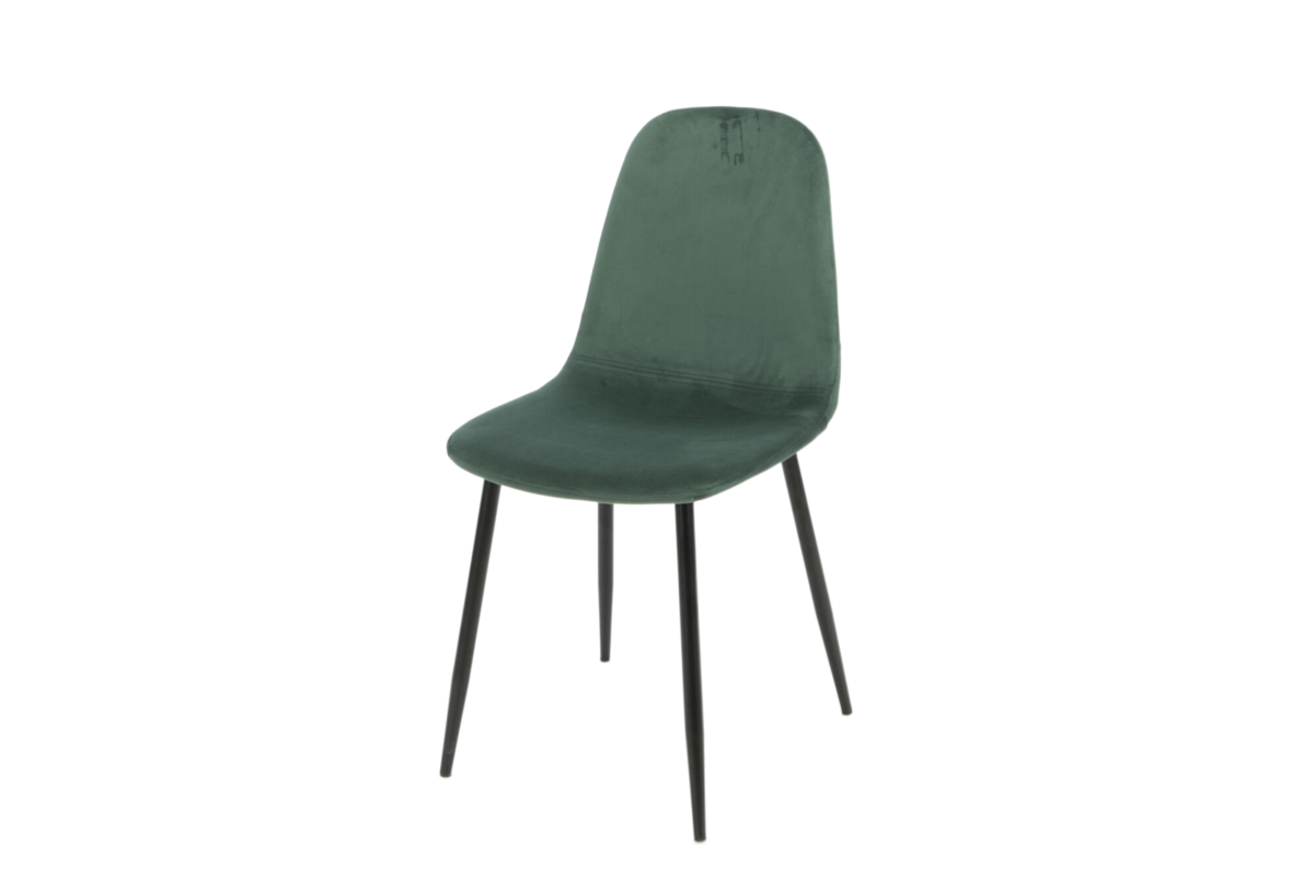 Стул Intarsio Luke Черный каркас/Зеленый - фото 6