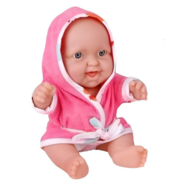 Пупс 718 A 24 см с ванной/полотенцем/пустышкой и средствами для купания