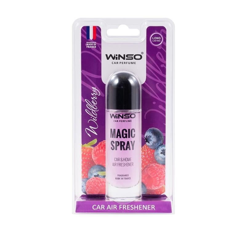 Ароматизатор Winso Magic Spray Wildberry, 30мл 532620 в виде спрея