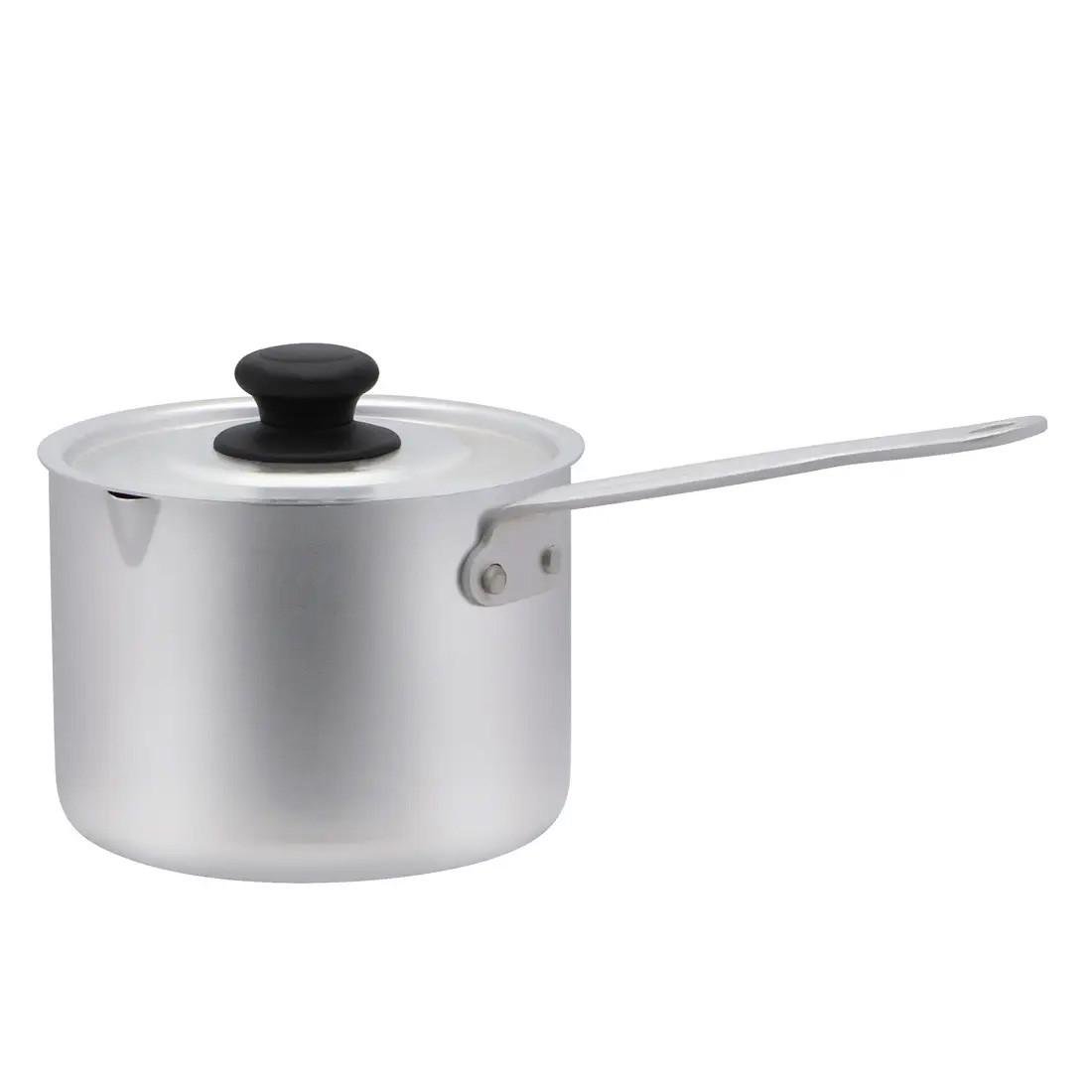 Кастрюля-ковш алюминиевая 1 л. с крышкой Interos (1913510096) Кастрюля-ковш алюминиевая 1 л. с крышкой Interos (1913510096)