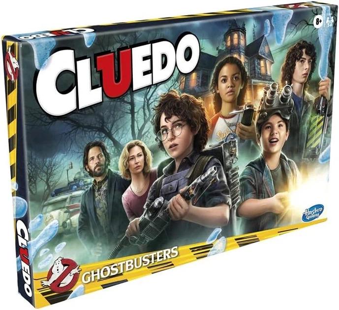 Настільна гра Hasbro Gaming Cluedo Ghostbusters SOS Fantomes кооперативна детективна гра французькою для 2–6 гравців від 8 років (SKU-421)