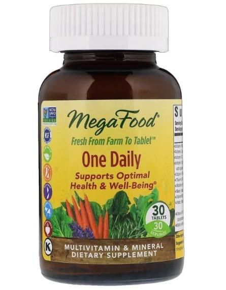 Витаминно-минеральный комплекс MegaFood One Daily 30 Tabs (MGF-10150) Витаминно-минеральный комплекс MegaFood One Daily 30 Tabs (MGF-10150)