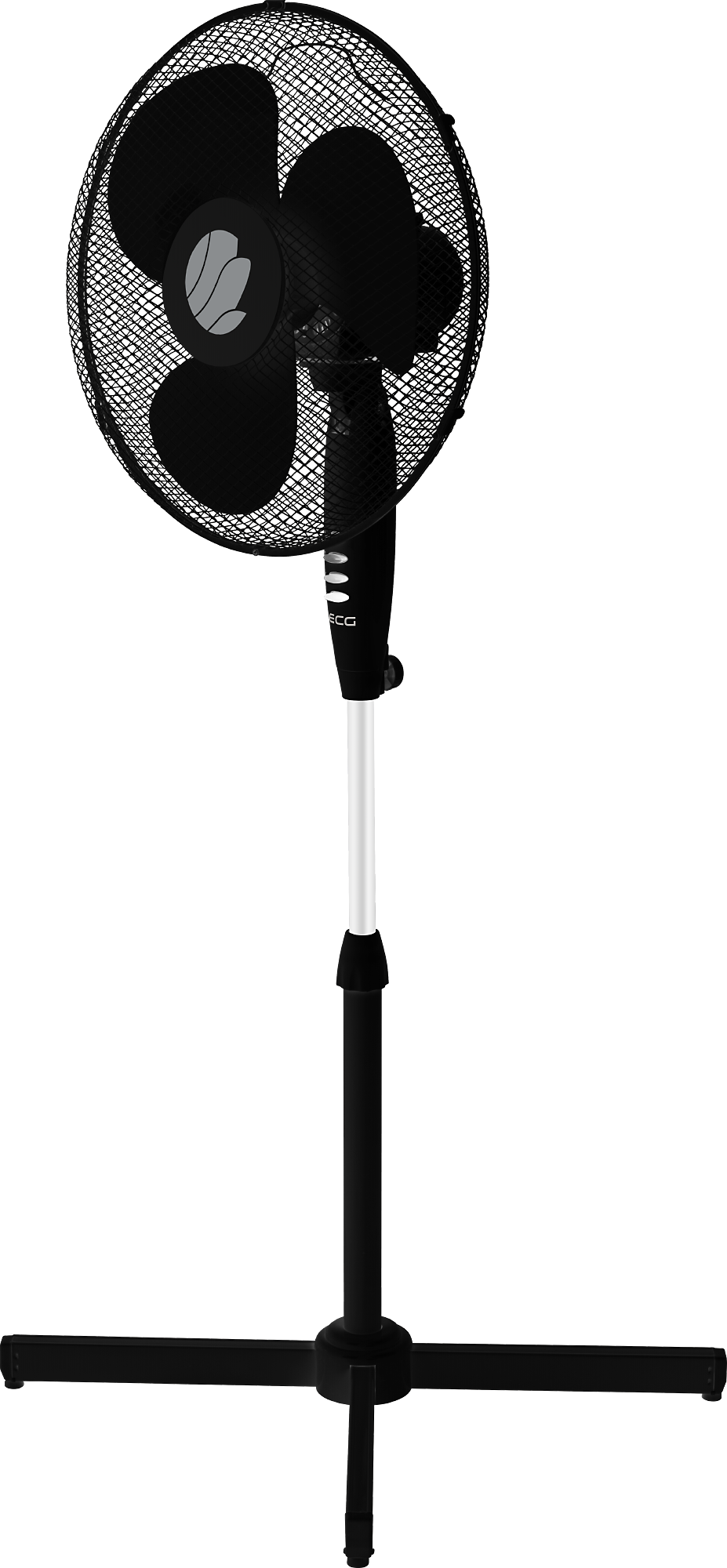 Вентилятор напольный ECG FS 40a Black - фото 2