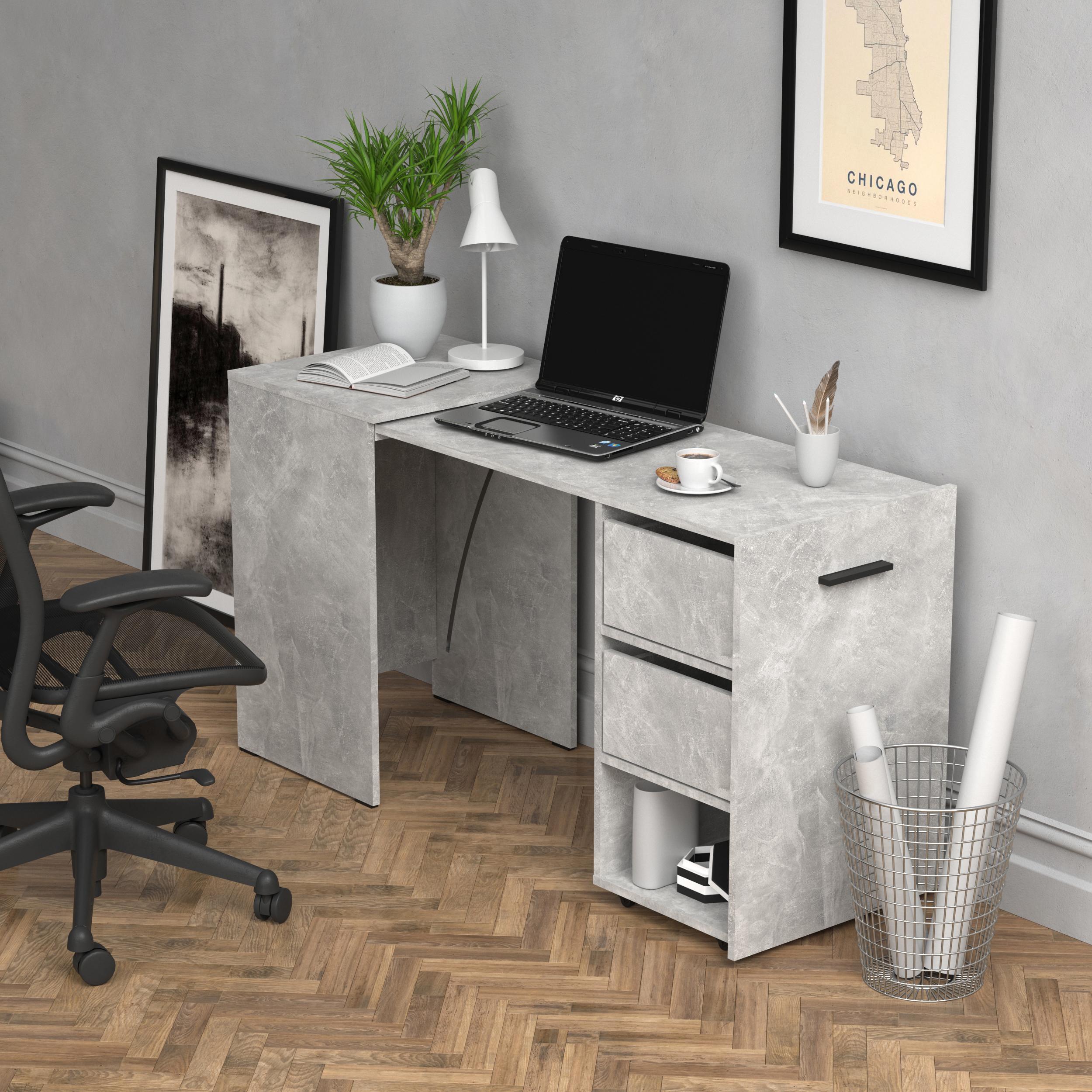 Комп'ютерний стіл-трансформер Knap Knap Hobana Ш2 ламіноване ДСП Ательє світлий (S201020110) - фото 4