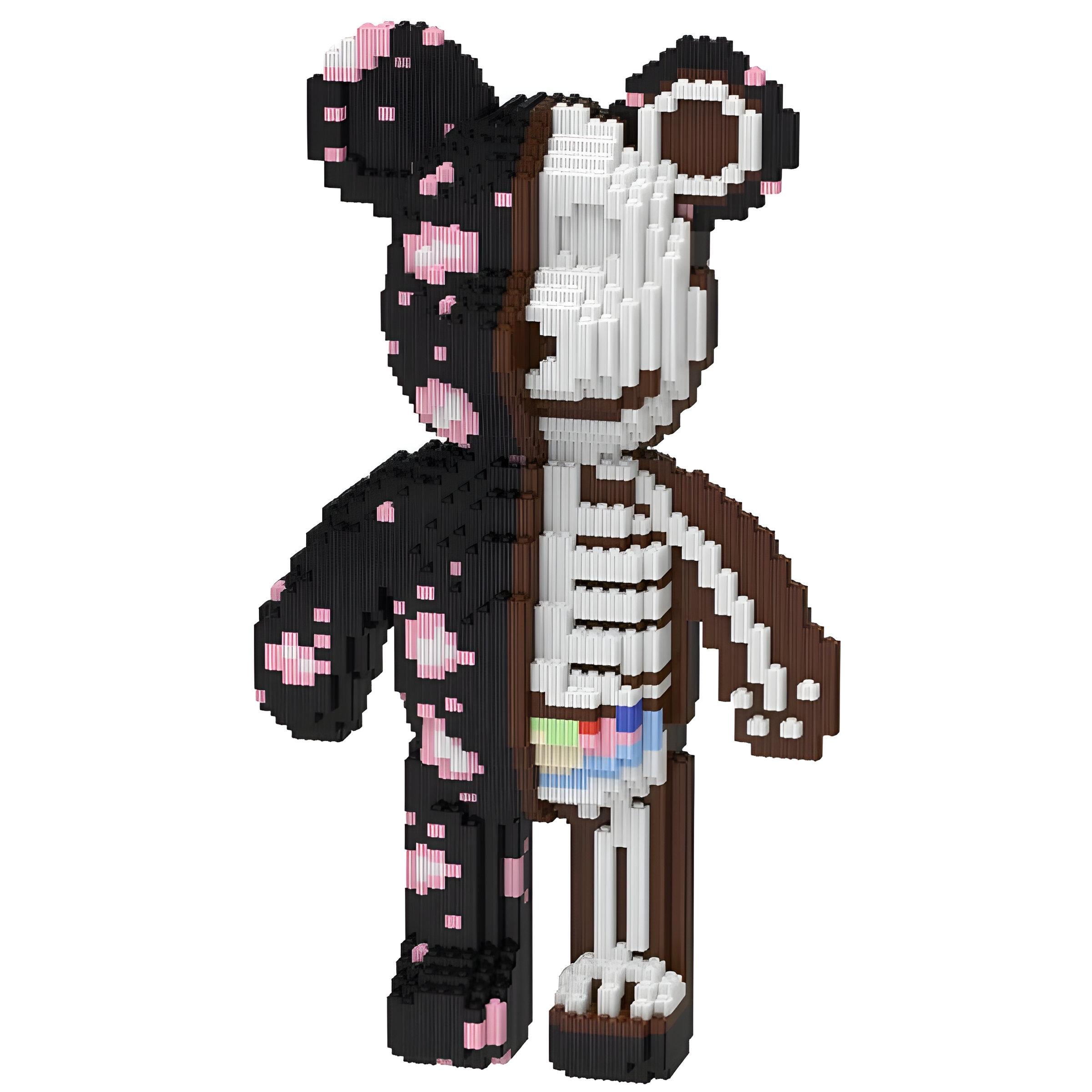 Конструктор Magic Blocks Медведь Bearbrick Скелет 3031 деталь (9085)