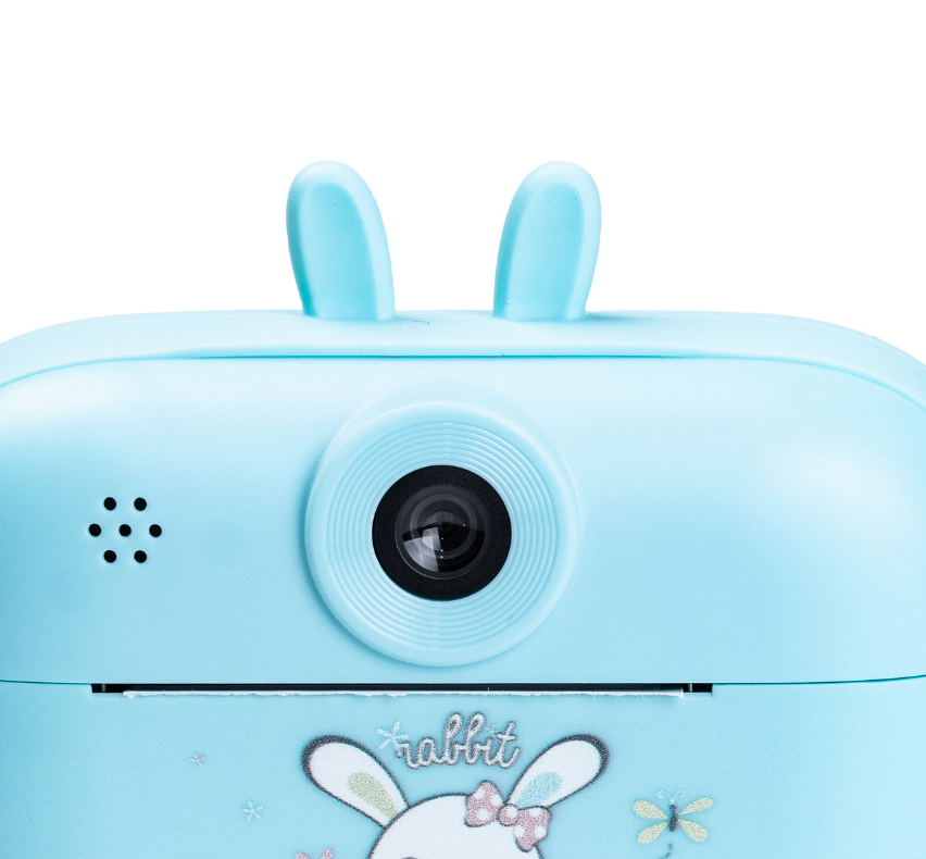 Фотоапарат дитячий з функцією миттєвого друку Зайчик Блакитний - фото 6 Фотоапарат дитячий з функцією миттєвого друку Зайчик Блакитний - фото 6