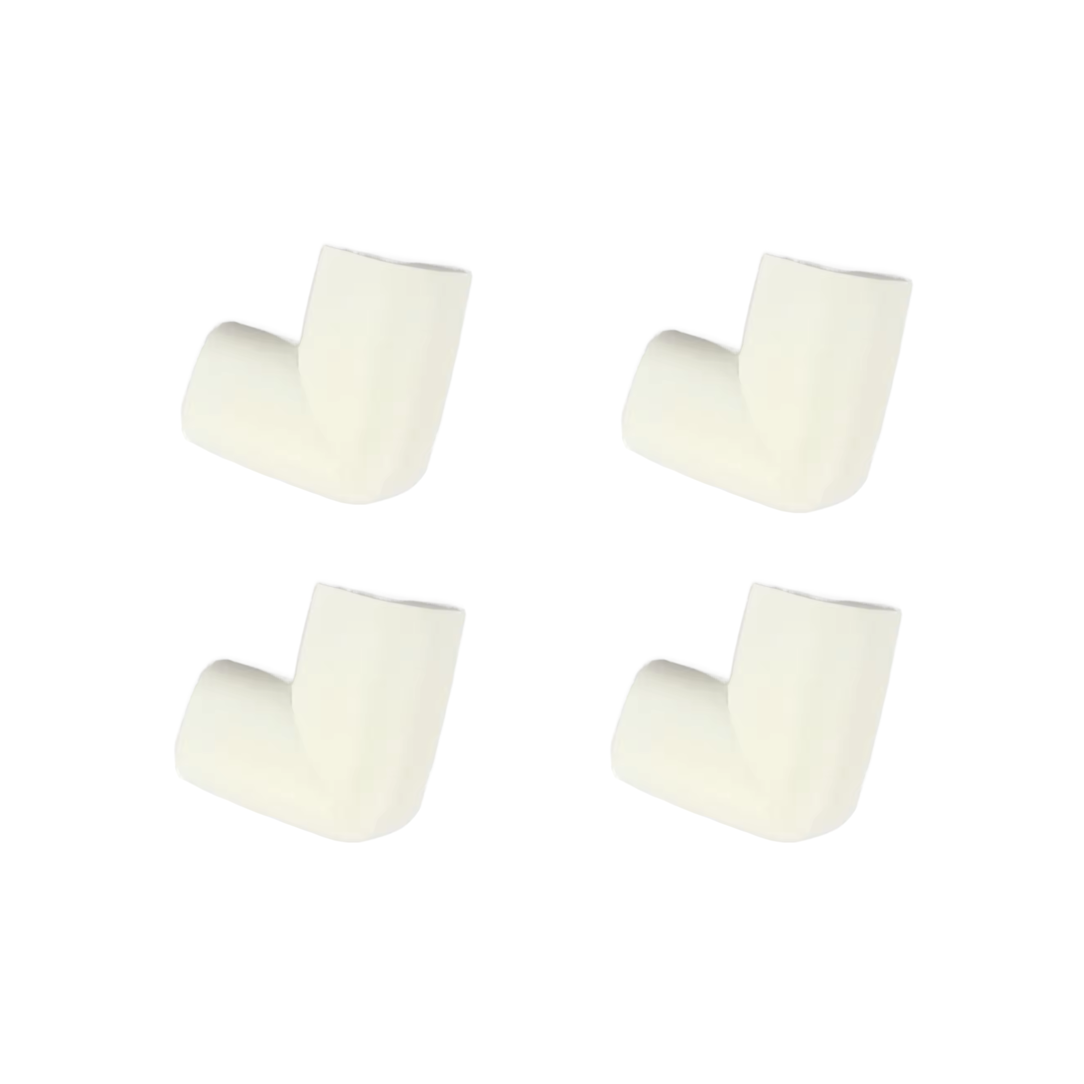 Мягкие накладки на углы мебели R9377 4 шт. Белый Мягкие накладки на углы мебели R9377 4 шт. Белый