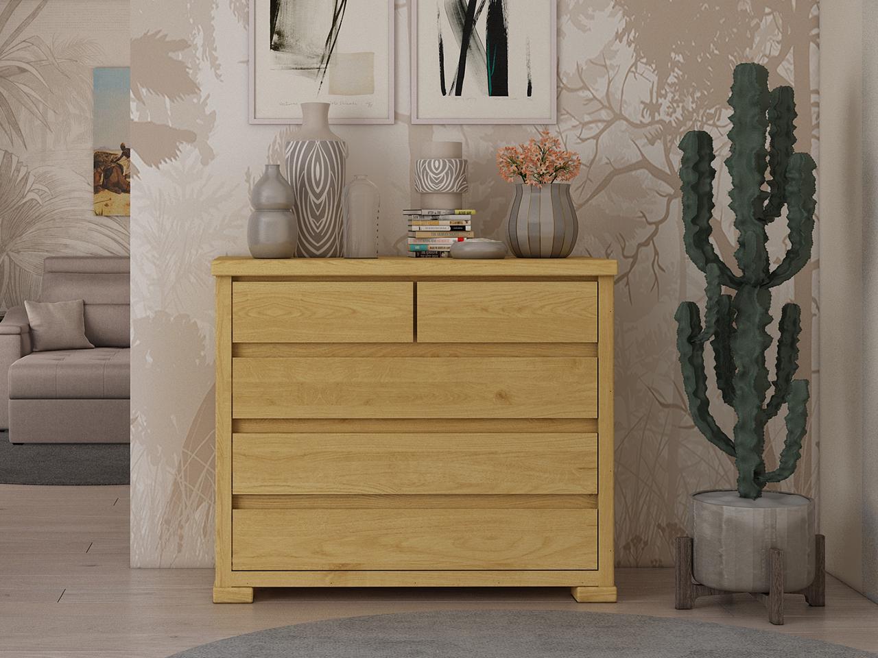 Комод STEMMA Тесса из натурального дерева сосна Ольха (51876)