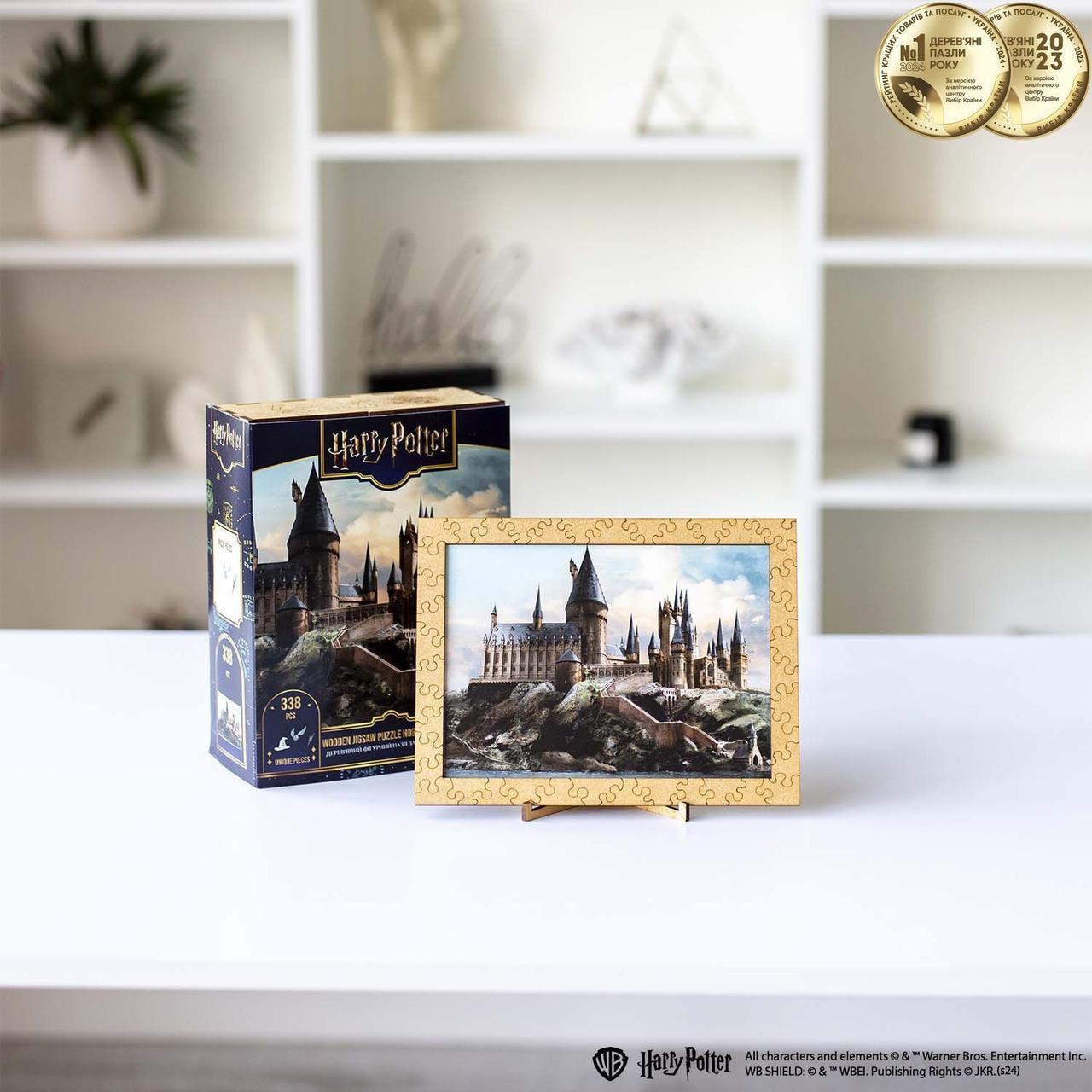 Пазл дерев'яний фігурний Woods Story Гаррі Поттер Серія Замок Хогвартс Фігурний - фото 4