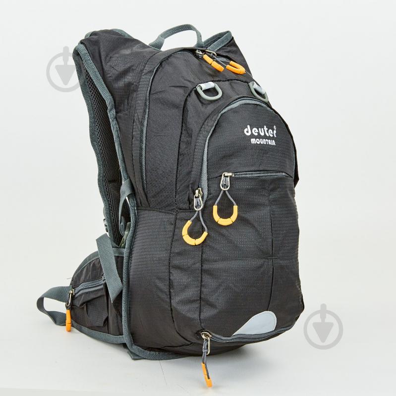 Рюкзак спортивный с жесткой спинкой planeta-sport DTR V-15л 803 44х21х12 см Черный