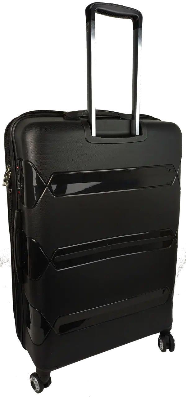 Валіза пластикова Reymond велика 120 л Чорний (S9010222) - фото 3 Валіза пластикова Reymond велика 120 л Чорний (S9010222) - фото 3