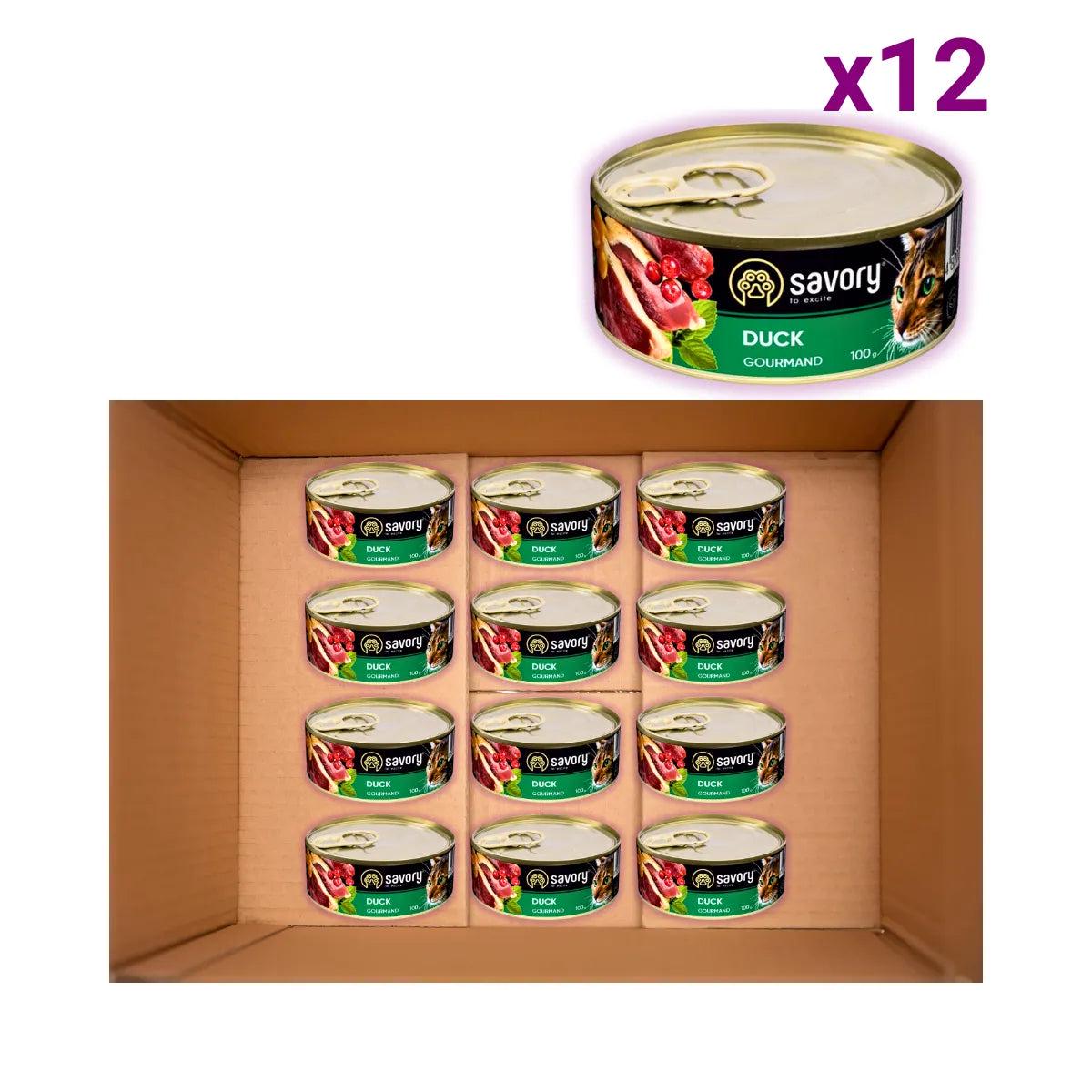 Корм влажный для привередливых кошек Savory с уткой 100 г х 12 шт. (P30600) - фото 2 Корм влажный для привередливых кошек Savory с уткой 100 г х 12 шт. (P30600) - фото 2