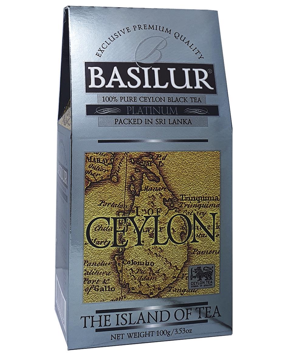 Чай черный Basilur Остров Цейлон Платинум 100 г (54913)