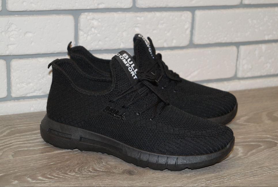 Кроссовки мужские текстильные Bull р. 42 27,5 см Черный (30844-42)