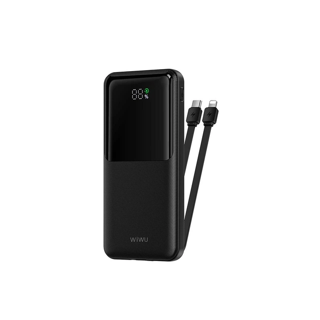 Повербанк WIWU Essen power bank 22.5W 10000 mAh Wi-P081 3C Black (KST-6977703658583)
