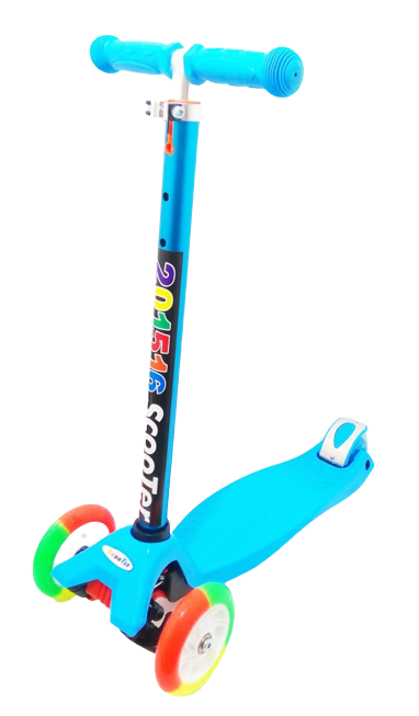 Самокат детский Delux Maxi Scooter PU Голубой (2T1059)