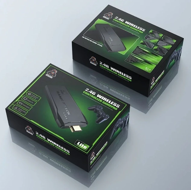 Ігрова приставка Lite Green HDMI 3535 ігор бездротова (1857549723) - фото 5