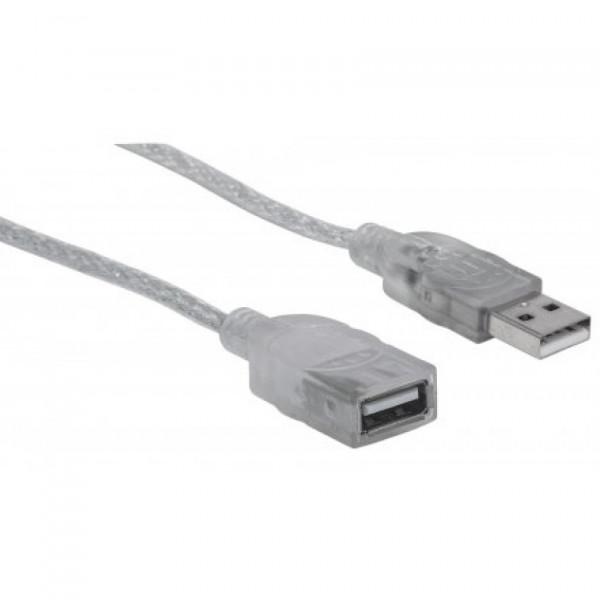 Кабель подовжувач Manhattan USB 2.0 AM-AF 1,8 м (766623352512) - фото 2